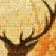 Предпросмотр схемы вышивки «олени в лесу» (№683434)