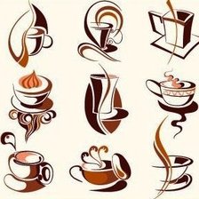 Схема вышивки «кофе»