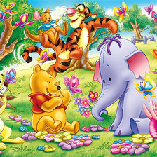 Схема вышивки «винни пух»