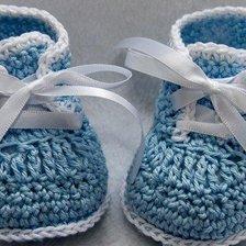 Схема вышивки «метрика "пинетки"»