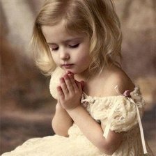 Схема вышивки «молитва, девочка»