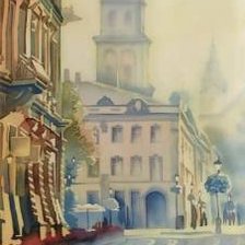 Схема вышивки «Львів. А час минає»