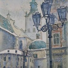 Схема вышивки «Львів. Зима»