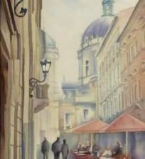 Схема вышивки «Львів. Ніжне світло»