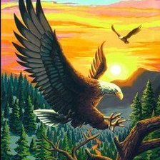 Схема вышивки «встречая восход»