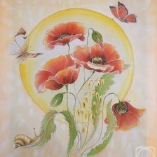 Схема вышивки «цветы»