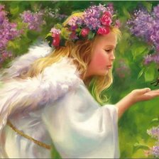 Схема вышивки «ангел 2»