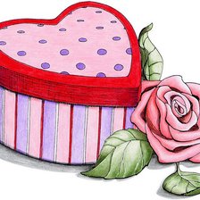 Схема вышивки «подарок»