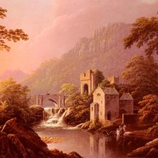 Схема вышивки «Мост»