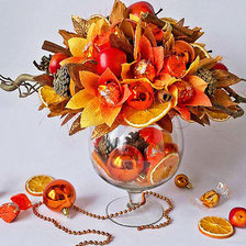 Схема вышивки «новогодний натюрморт»