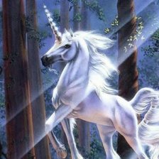 Схема вышивки «единорог»