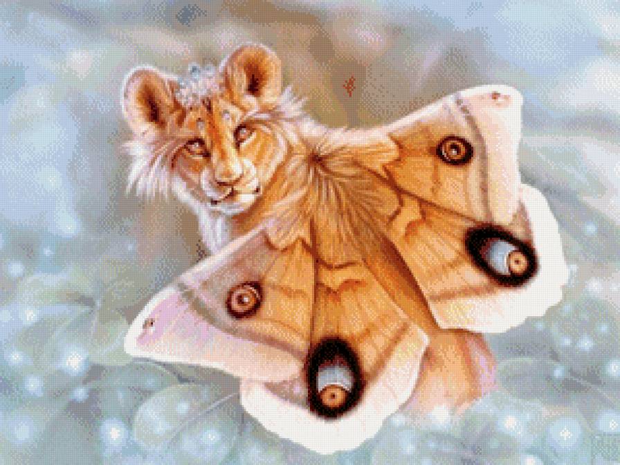 Абстракция - природа, животные, абстракция, картина - предпросмотр