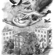 Схема вышивки «Кот»