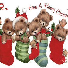 Схема вышивки «мишки»