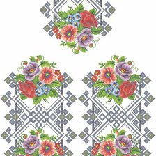 Схема вышивки «вышиванка»