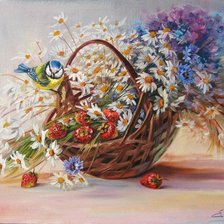 Схема вышивки «цветы»