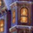 Предпросмотр схемы вышивки «Зимний замок (по картине Randal Spangler)» (№685475)