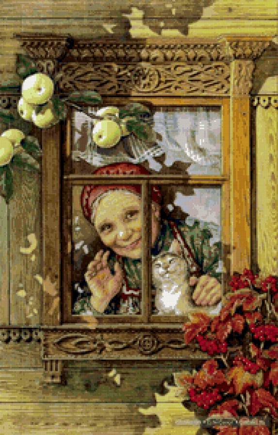 бабушка - картина - предпросмотр