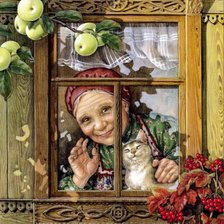 Схема вышивки «бабушка»