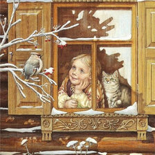 Схема вышивки «зимняя сказка»