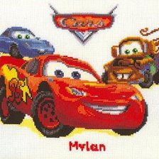 Схема вышивки «Тачки»