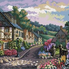 Схема вышивки «УЛИЦА»