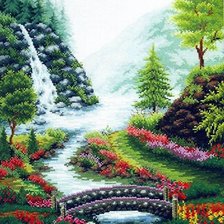 Схема вышивки «МОСТИК»