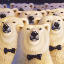 Схема вышивки «джентельмены»