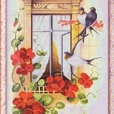 Схема вышивки «ЛАСТОЧКИ»