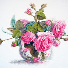 Схема вышивки «РОМАНТИЧНЫЕ РОЗЫ»