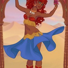 Схема вышивки «танцующая Лита.»