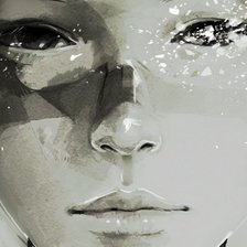 Схема вышивки «Анфас»