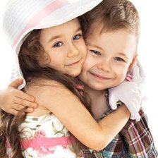 Схема вышивки «обнимашки»