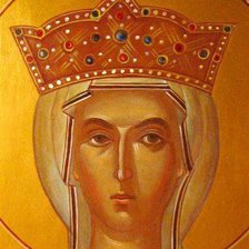 Схема вышивки «Св.великомученица кн. чешск.Людмила»