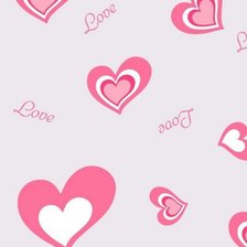 Схема вышивки «сердечки»