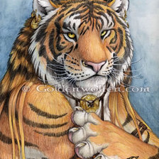 Схема вышивки «оборотень»