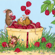 Схема вышивки «мышки»