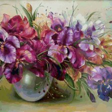 Схема вышивки «ирисы1»