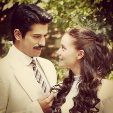 Схема вышивки «он и она»