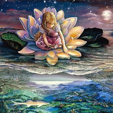 Схема вышивки «дюймовочка»