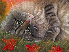 Схема вышивки «осенний кт»