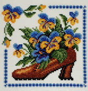 Схема вышивки «Синий каприз»