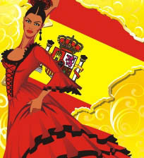 Схема вышивки «испания»