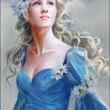 Схема вышивки «фея1»