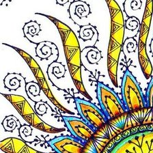 Схема вышивки «sol»