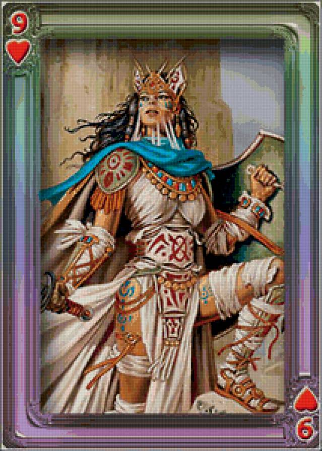 девушка воин - девушка, фэнтези, воин - предпросмотр