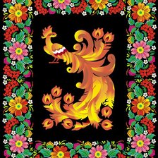 Схема вышивки «Жар-Птица»