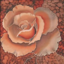 Схема вышивки «Панно "Роза"»