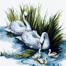 Схема вышивки «Семья»