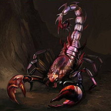 Схема вышивки «скорпион»